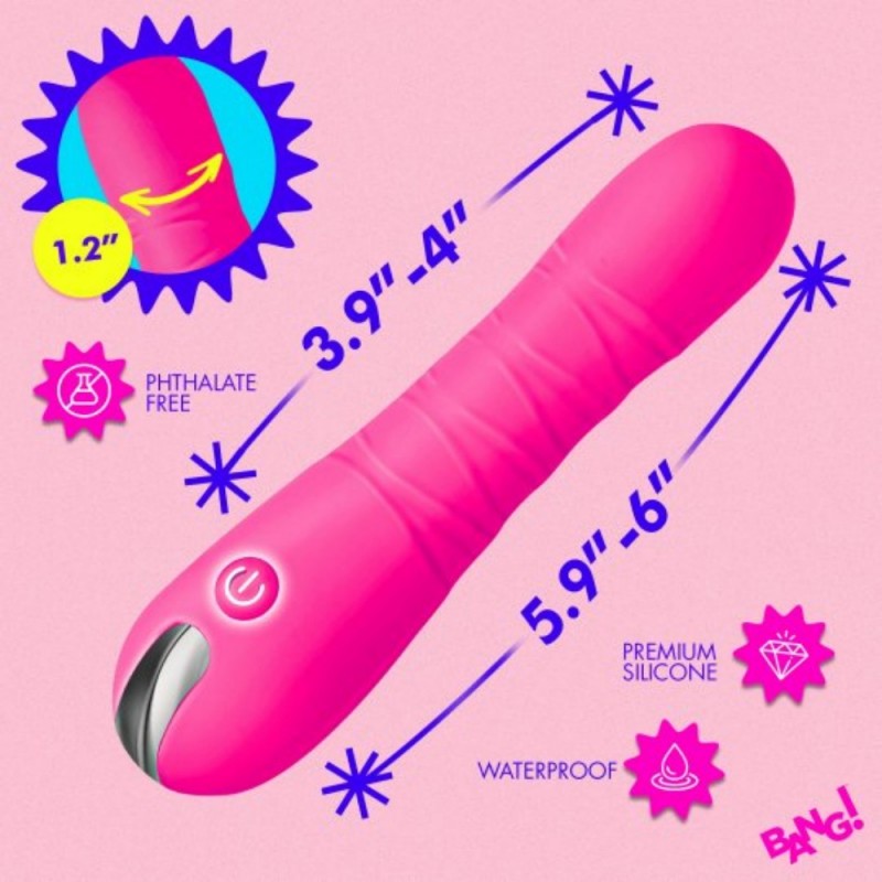 xr brands bang! new thrusting premium silicone dildo waterproof