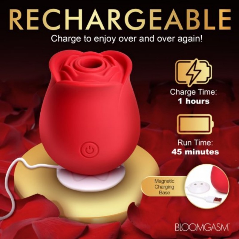 xr brands the perfect rose silicone clitoral stimulator vibrator easy use