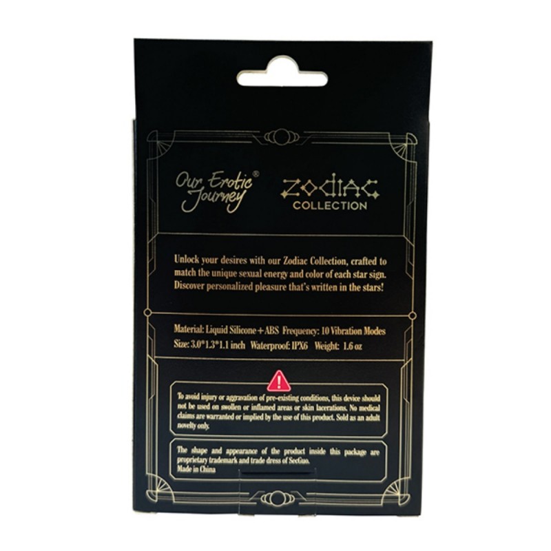 our erotic journey zodiac pisces mini clitoral vibrator easy clean