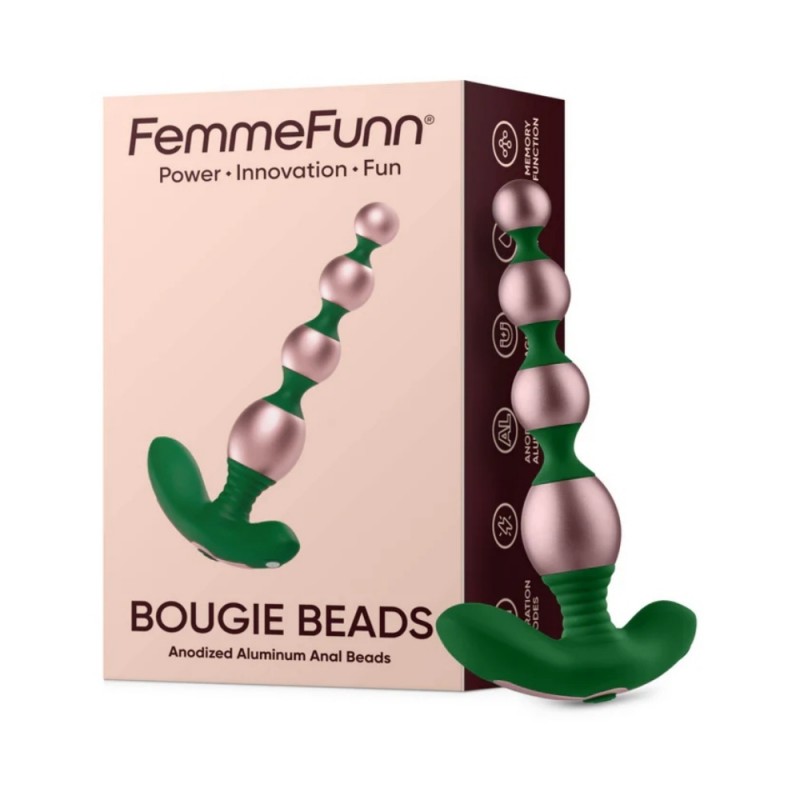femme funn bougie aluminum anal beads new type