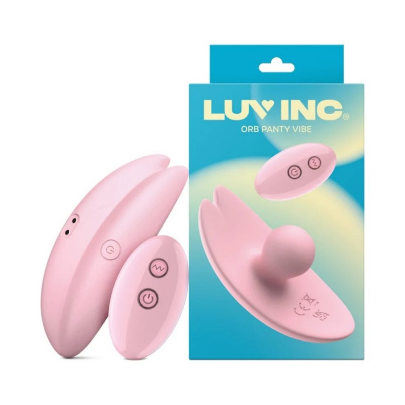 luv inc pv35 orb wearable silicone panty vibrator safe material