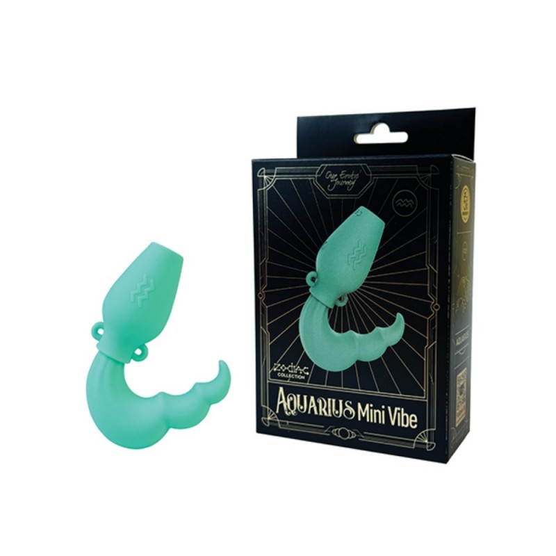 our erotic journey zodiac aquarius silicone mini clitoral vibrator easy use