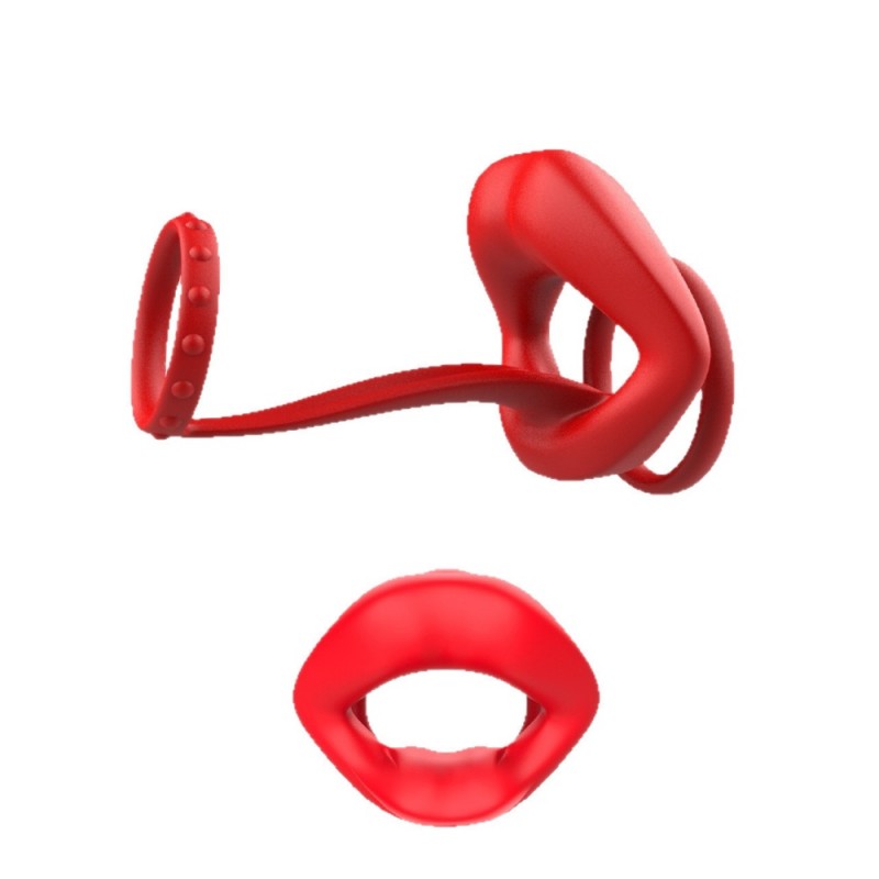 venusfun 10 modes big mouth vibrating double cock ring easy use