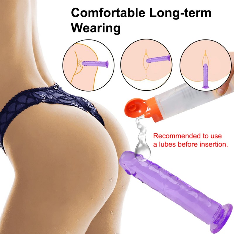 venusfun 5.9 inch realistic dildo with suction cup safe material