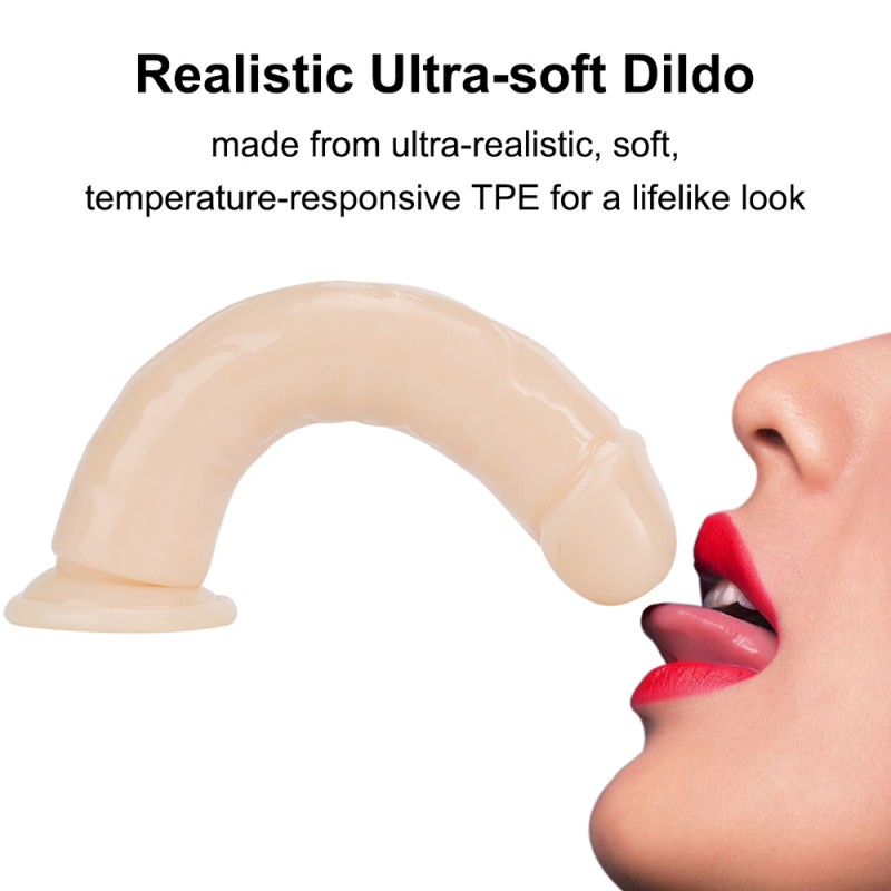 venusfun 5.9 inch realistic dildo with suction cup new type