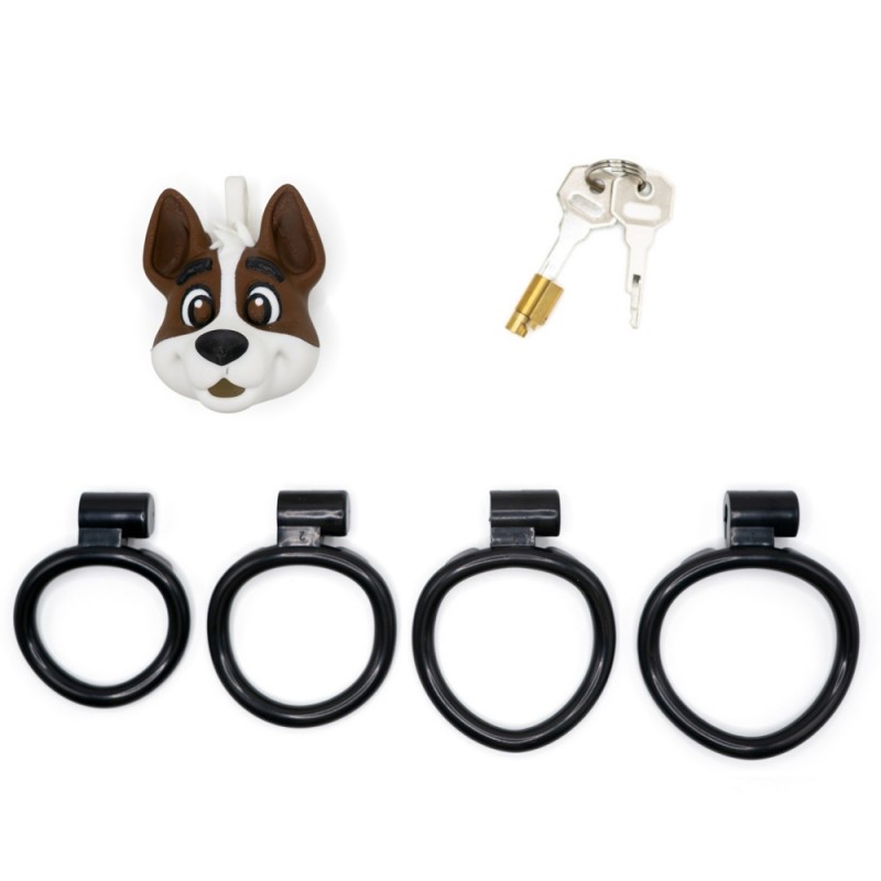 venusfun multicolor dog head penis chastity cage waterproof