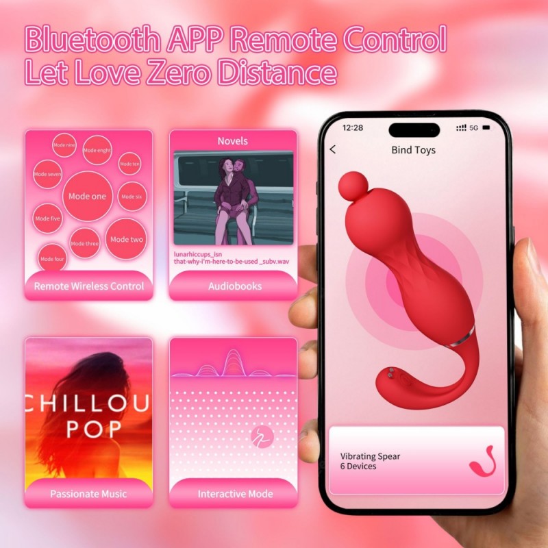 venusfun silicone app remote control kegel exercise & clitoral vibrator safe material