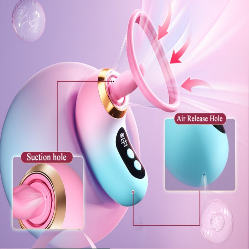 venusfun tongue licking & sucking g-spot stimulator massager easy use
