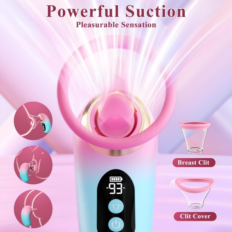 venusfun tongue licking & sucking g-spot stimulator massager safe material