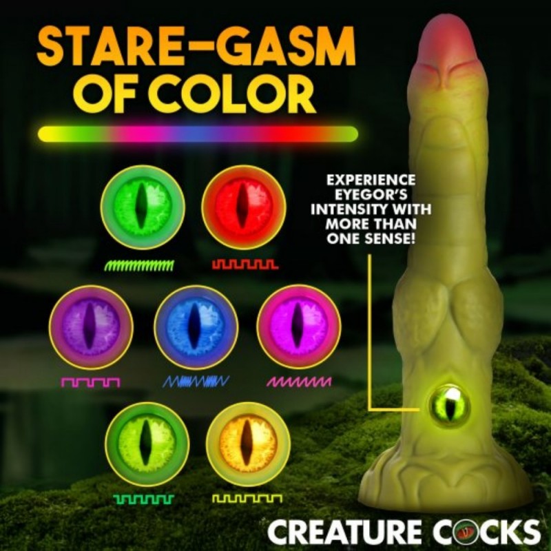 xr brands creature cocks eyegor thrusting and vibrating fantasy dildo new type