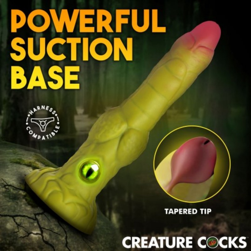 xr brands creature cocks eyegor thrusting and vibrating fantasy dildo waterproof