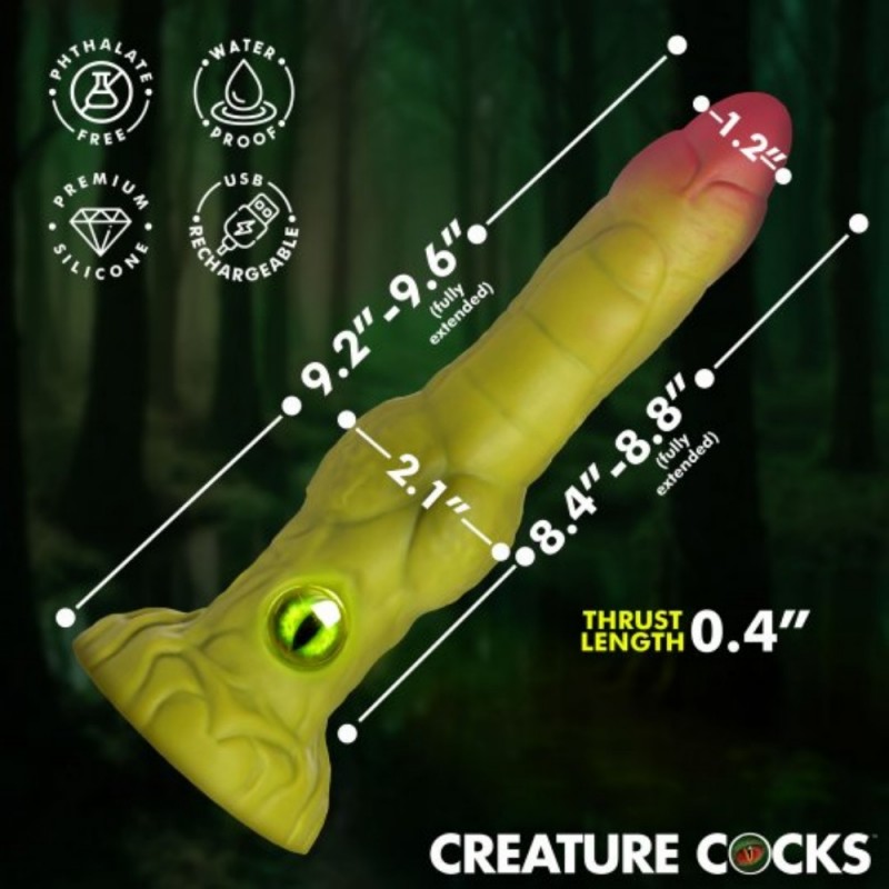 xr brands creature cocks eyegor thrusting and vibrating fantasy dildo best quality