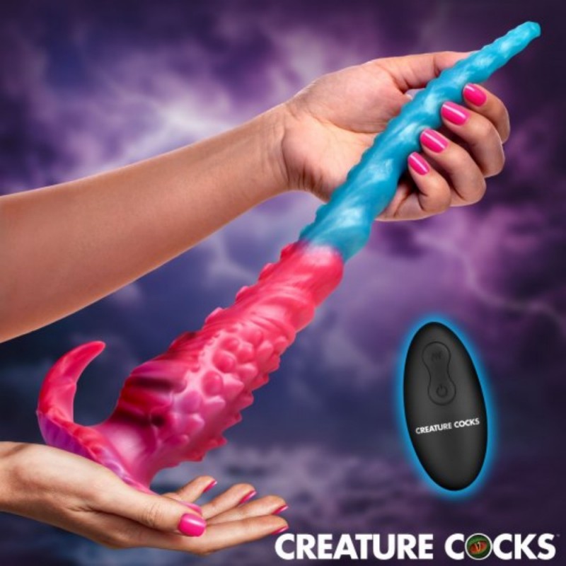 xr brands creature cocks vibropus silicone vibrating fantasy dildo safe material