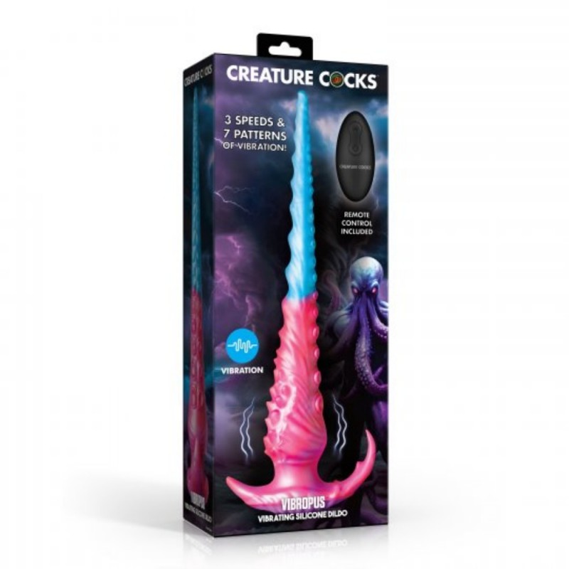 xr brands creature cocks vibropus silicone vibrating fantasy dildo new type