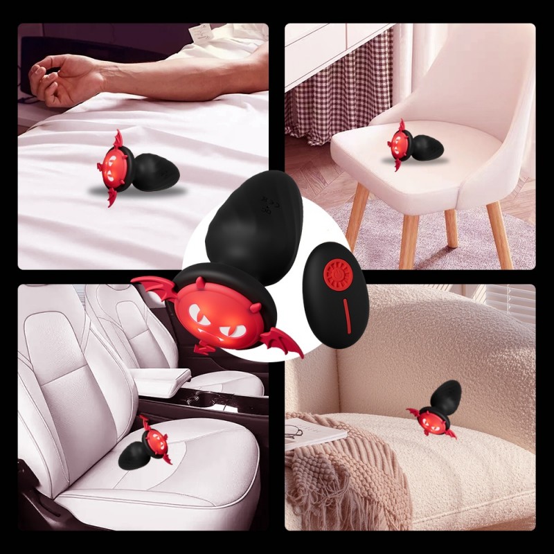 venusfun devil silicone prostate massager anal plug new type