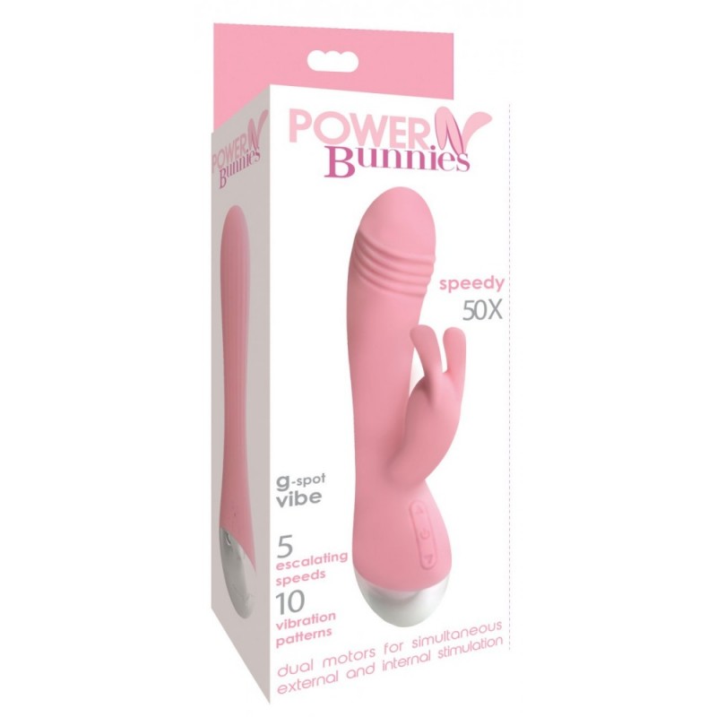 curve toys power bunnies speedy 50x silicone rabbit vibrator safe material