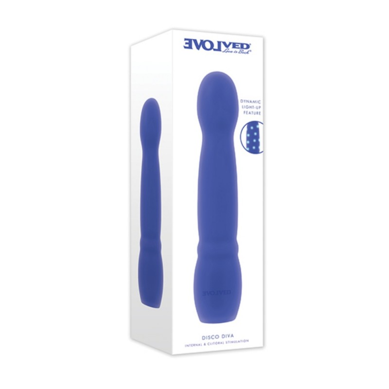 evolved novelties disco diva party style clitoral vibrator easy use