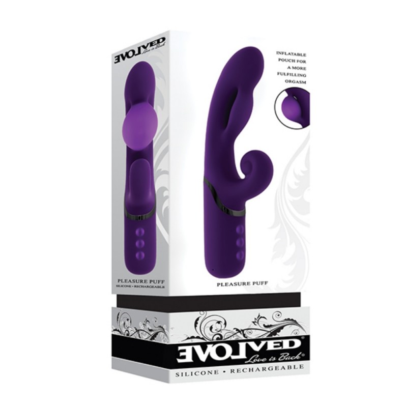 evolved novelties pleasure puff g-spot vibrator easy use