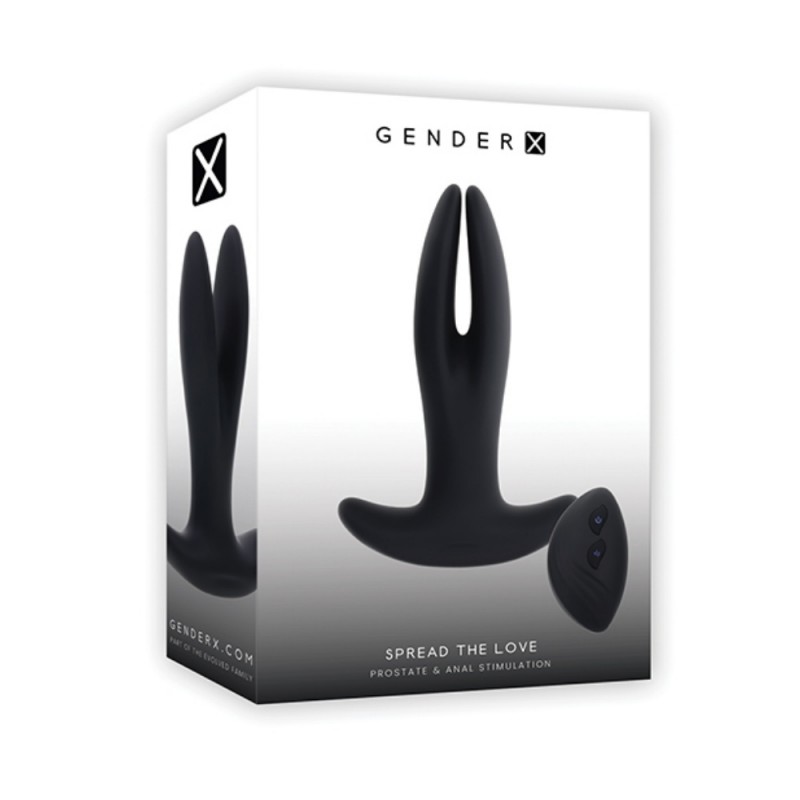 gender x spread the love dual ended anal vibrator easy clean