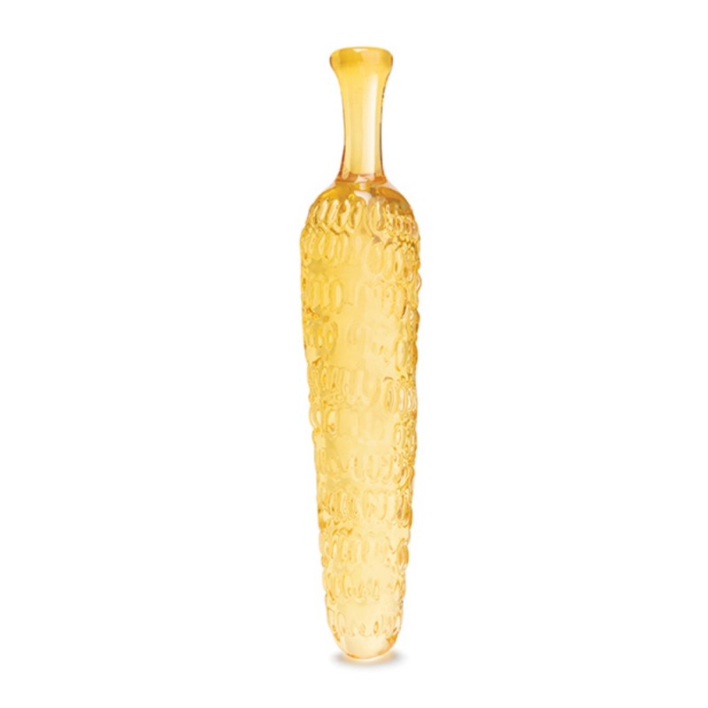 glas 8 inches cornstar shaped thick borosilicate glass dildo best quality