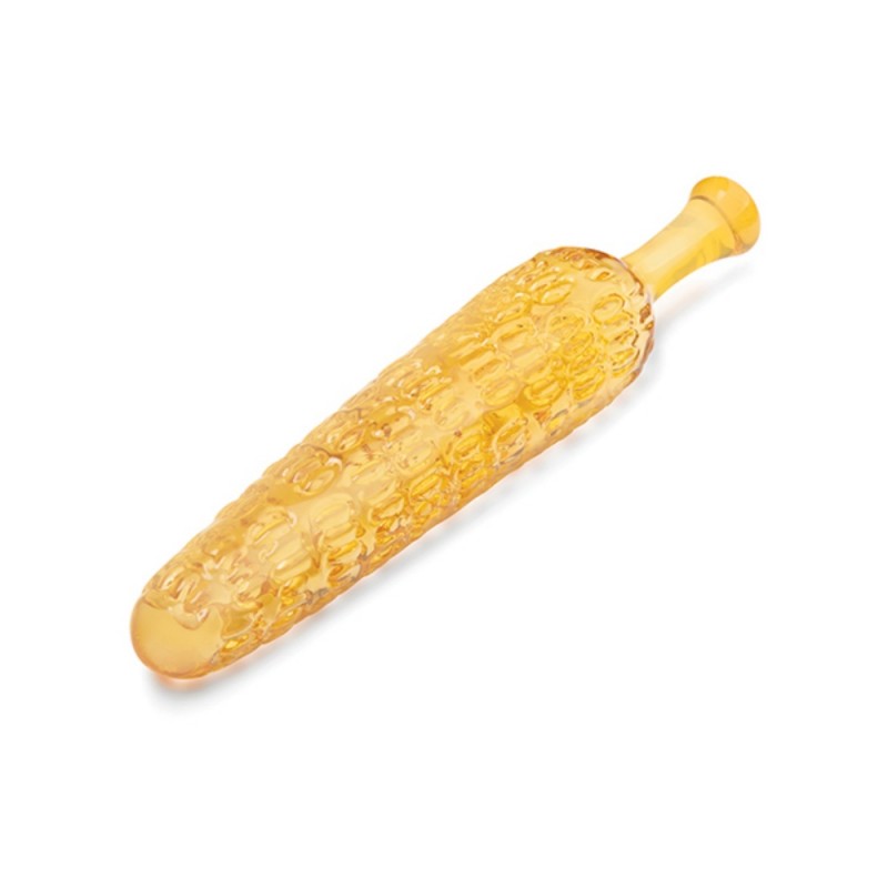 glas 8 inches cornstar shaped thick borosilicate glass dildo best toy