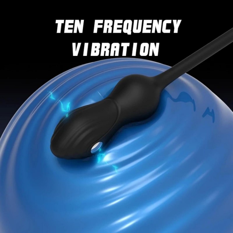 prostate massager with remote 10 vibration & 3 estim mode waterproof