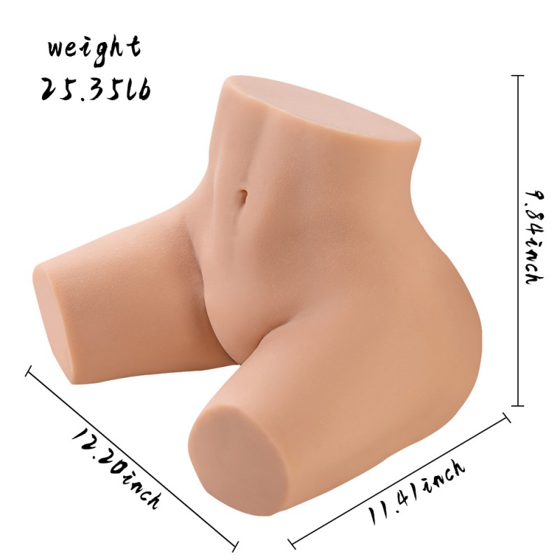 venusfun 28lbs half-body ultra soft torso sex doll big ass