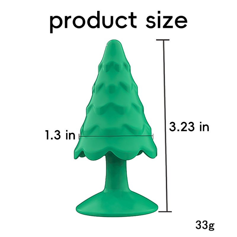 venusfun christmas tree shaped silicone butt plug fast shipping