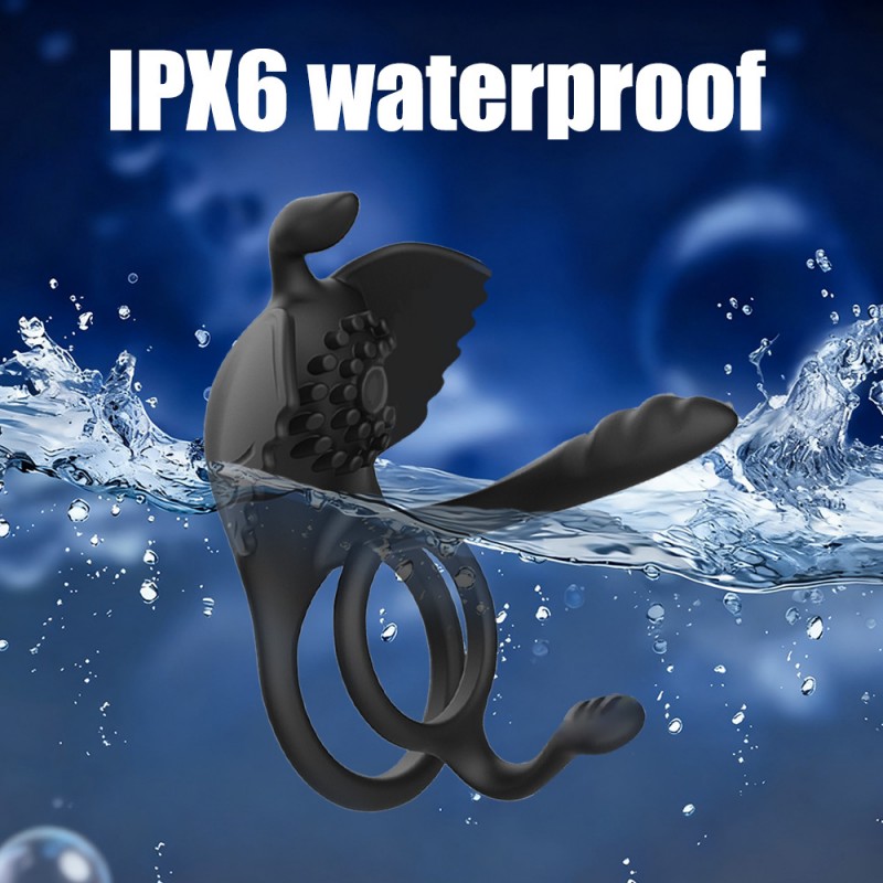 venusfun swan dual rings vibrating remote control cock ring safe material