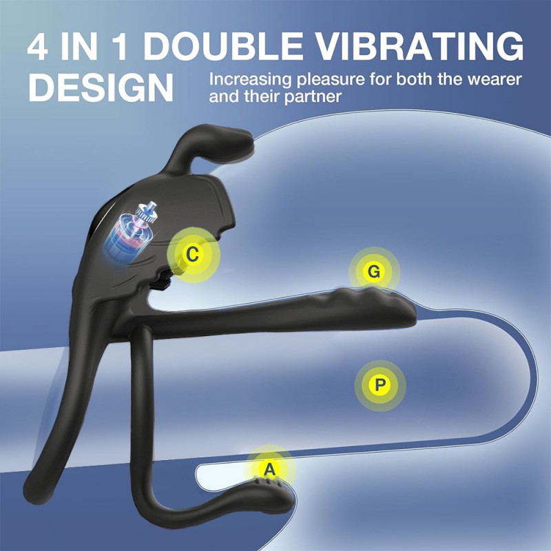 venusfun swan dual rings vibrating remote control cock ring best quality