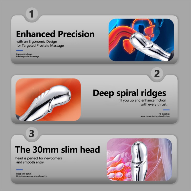 venusfun male prostate massager with dual electro best quality