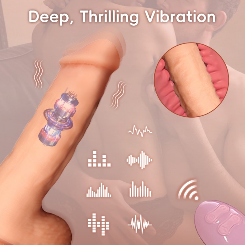 venusfun realistic suction cup dildo female masturbator with smart heating best toy