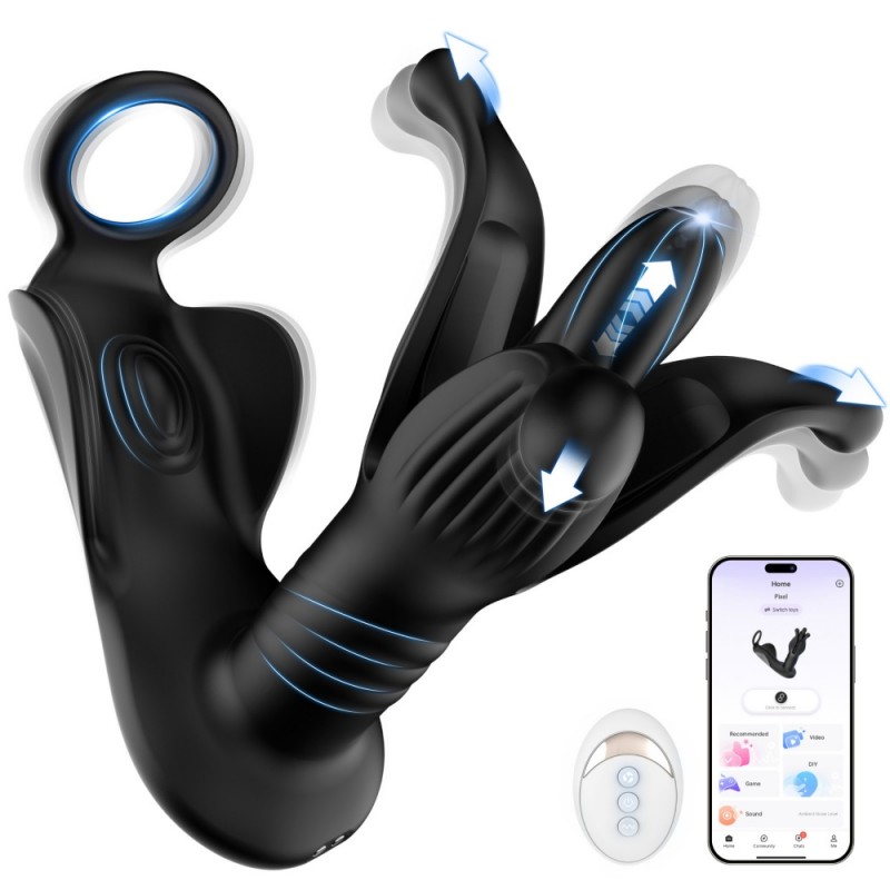 venusfun upgrade hell flower prostate massager anal plug safe material