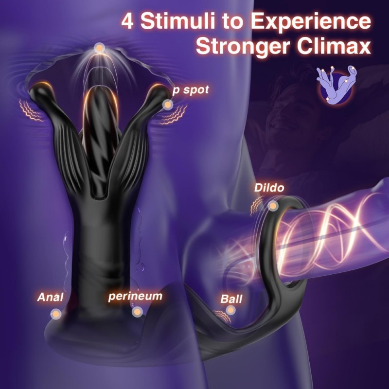 venusfun upgrade hell flower prostate massager anal plug best quality