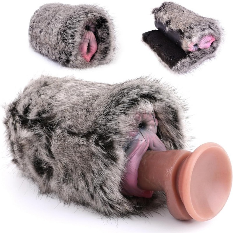 geeba fantasy male stroker cow-themed animal pussy easy use