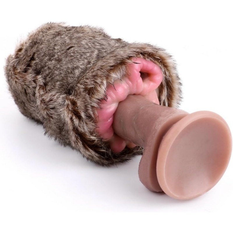 geeba fantasy stroker lion themed animal pussy safe material