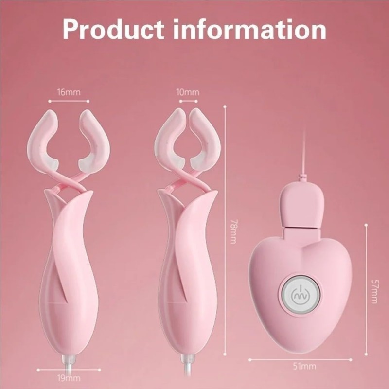 venusfun 20 vibrating modes boobie & clitoral clamps best quality