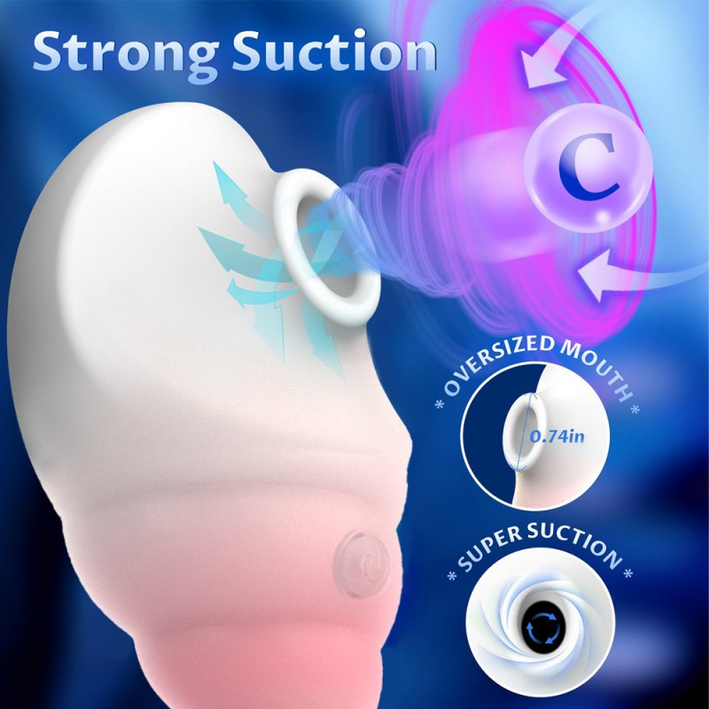 venusfun conch suction vibrator egg easy use