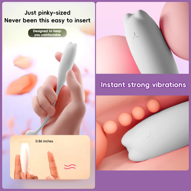 venusfun cute cat wearable clitoral egg vibrator easy use