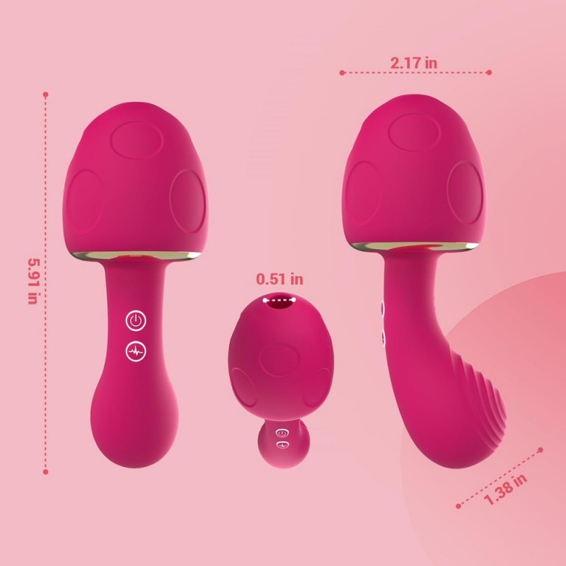 venusfun mushroom-shaped clit suction vibe safe material