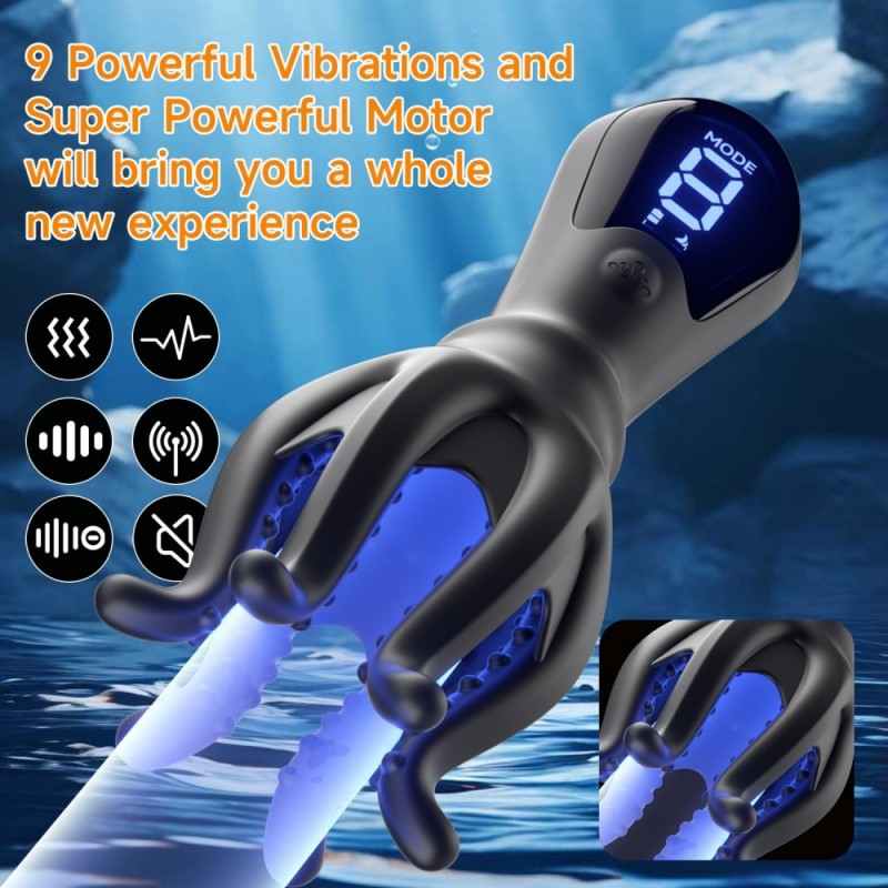 venusfun octopus 9 modes automatic masturbator waterproof