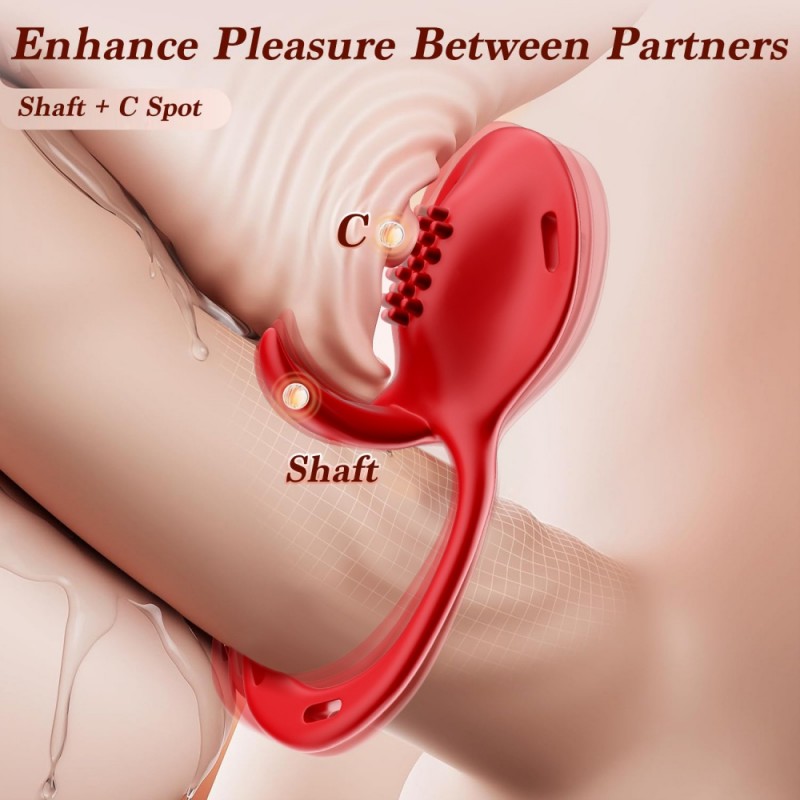 venusfun wearable tongue lick cock ring safe material