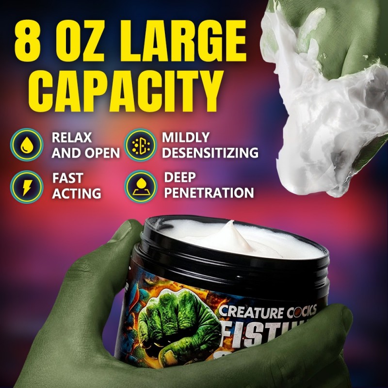 xr brands creature cocks fast acting fisting cream safe material