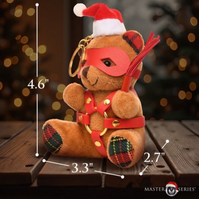 xr brands holiday bondage bear keychain cute