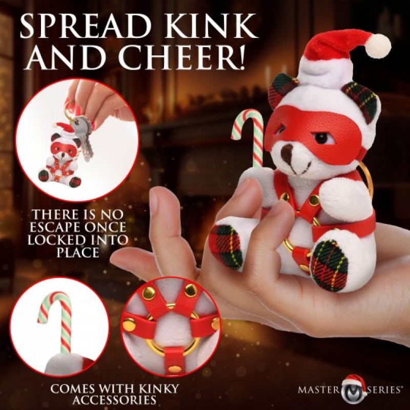 xr brands holiday bondage bear keychain best quality