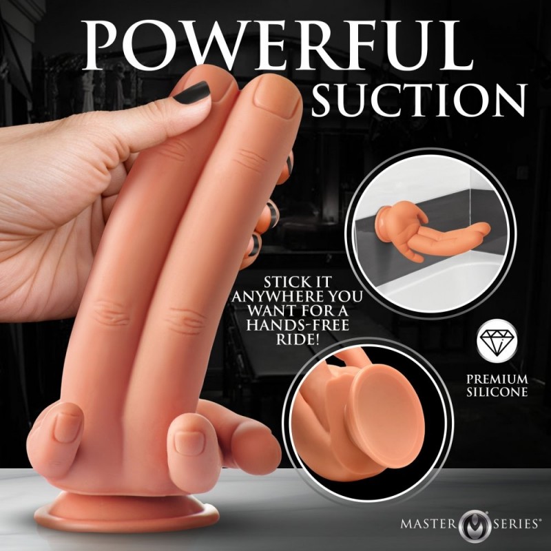 xr brands mr. fingers silicone dildo great quality