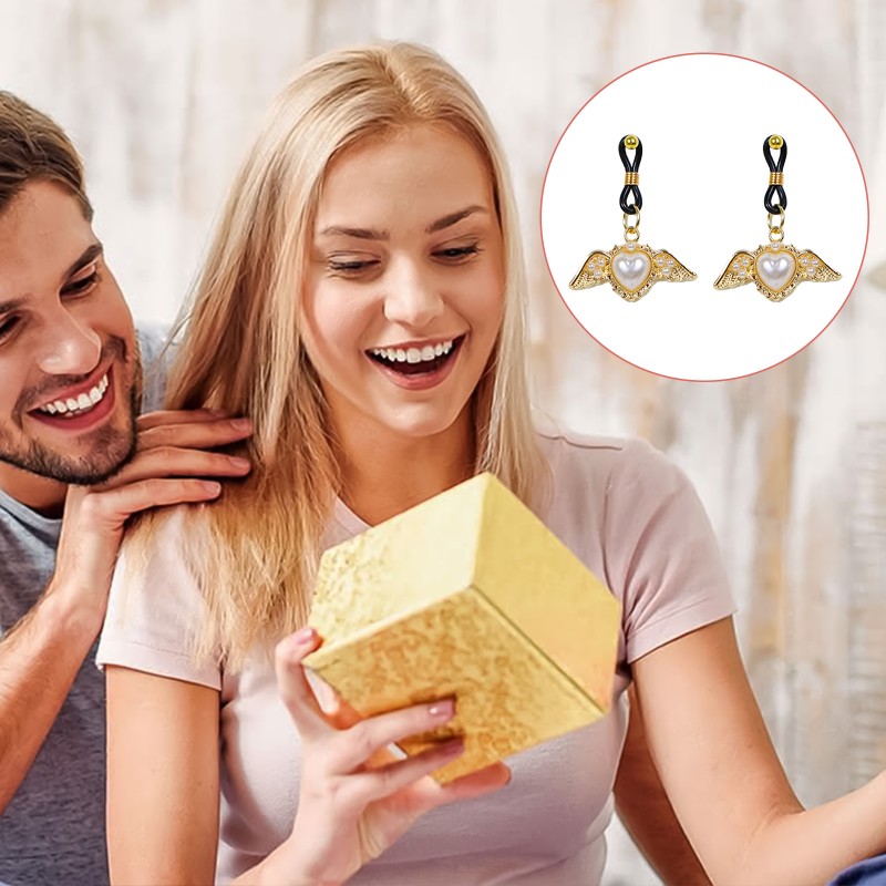 venusfun tiny heart shaped nipple clitoris clamps easy use