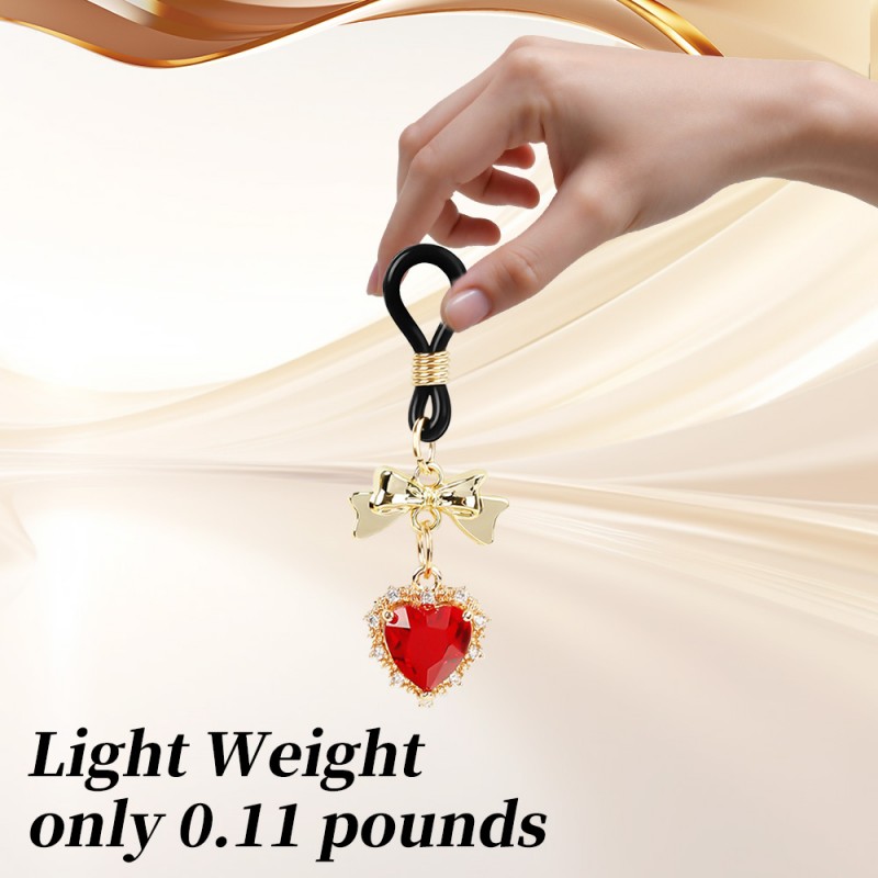 venusfun luxurious red gemstone adjustable nipple clips safe material