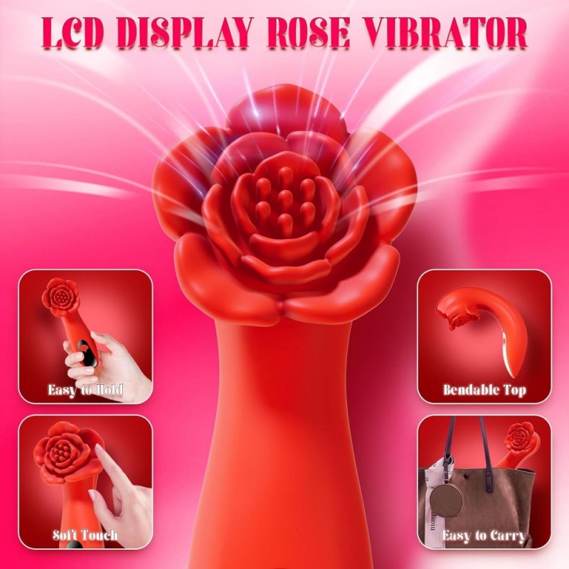 venusfun rose clit vibe 9 strong vibrating safe material