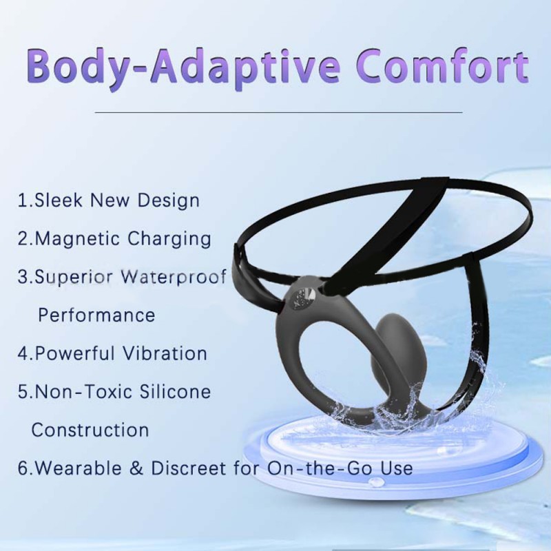 venusfun wearable anal plug vibrating butt massager waterproof